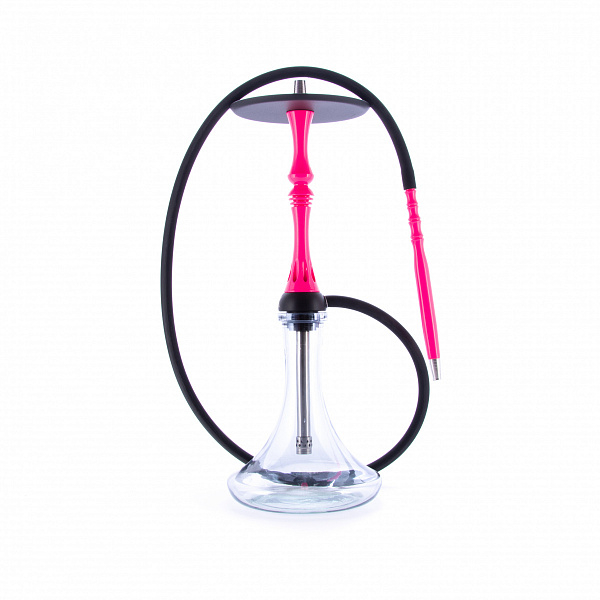 Кальян Alpha Hookah Kappa Rose Fluor (Розовый, 56 см) в Красноярске