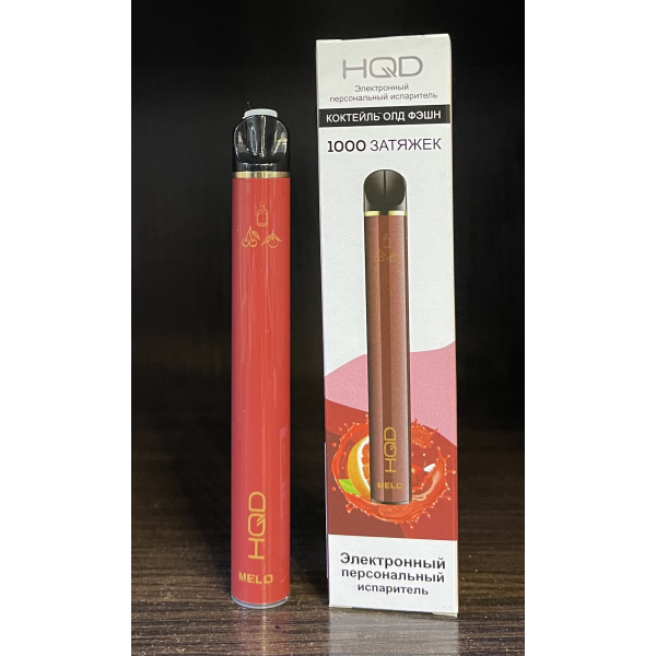 HQD melo coctail old faision (коктейль олд фэйшн) 1000 затяжек в Красноярске