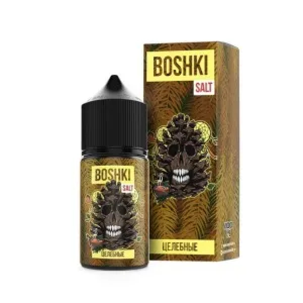 Жидкость BOSHKI Salt Целебные (Мёд трава чай хвоя) (30 мл, 20 мг/мл) в Красноярске