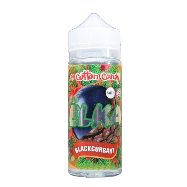 Жидкость Cotton Candy ЁLKA BLACKCURRANT (Хвоя С Мятой И Чёрной Смородиной) (120 мл, 0 мг/мл) в Красноярске