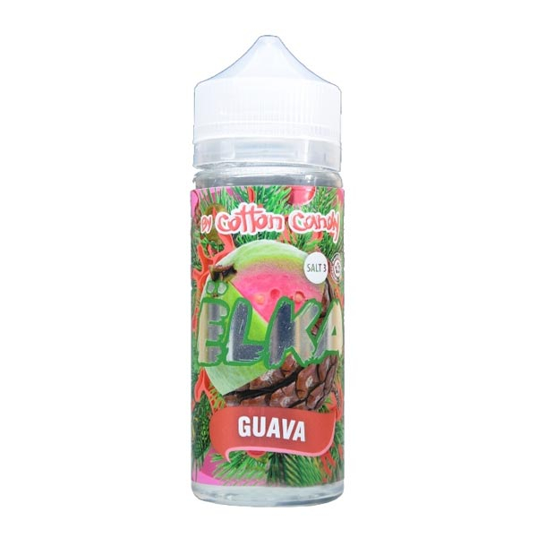 Жидкость Cotton Candy ЁLKA GUAVA (Хвоя С Мятой И Гуавой) (120 мл, 0 мг/мл) в Красноярске