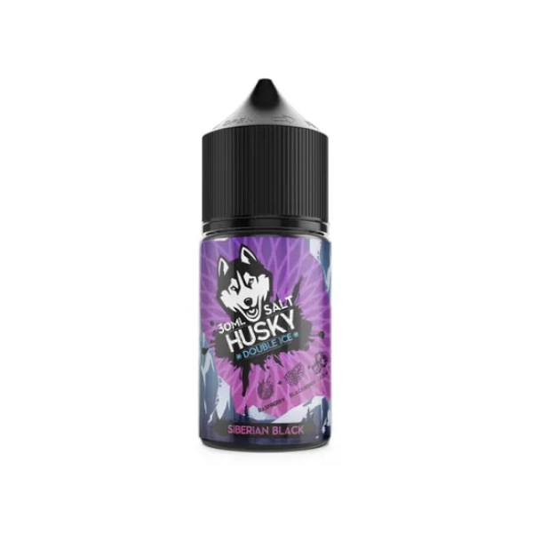 Жидкость Husky salt Double ice Siberian Black (Малина ежевика мята) (30 мл, 20 мг/мл) в Красноярске