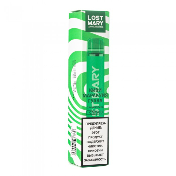 Lost Mary Kiwi Passion Fruit Guava Киви Маракуйя Гуава, 1500 тяг в Красноярске