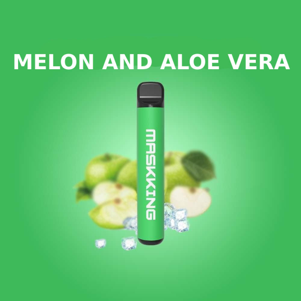 Одноразовая электронная сигарета Maskking High Pro Melon And Aloe Vera (Дыня Алоэ Вера) 1000 затяжек в Красноярске
