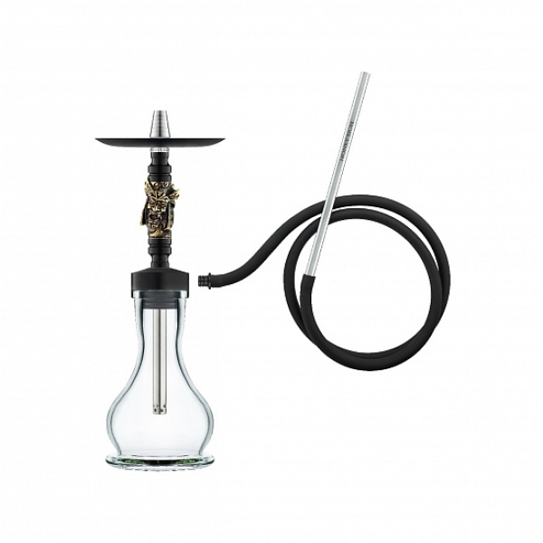 Кальян Honey Sigh Mini Dark Exclusive Samurai Серебристый (38 см) в Красноярске