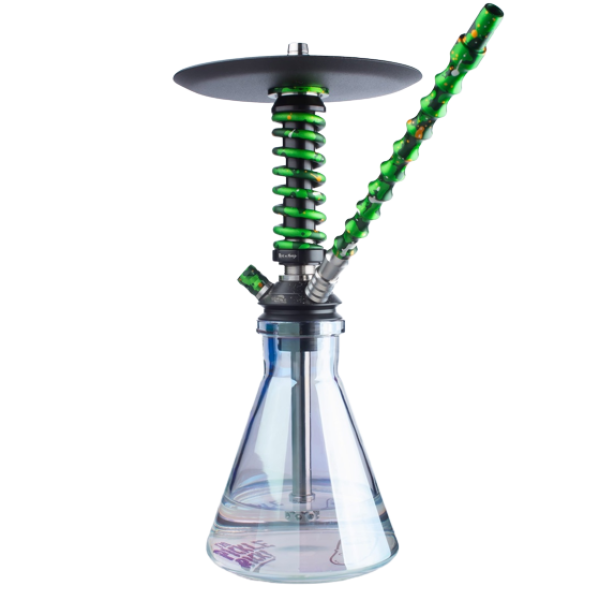 Кальян Mamay Customs Coilovers Micro Rick And Morty (Зелёный, 30 см) в Красноярске