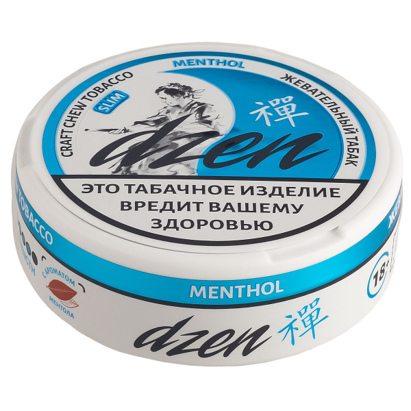 Жевательный табак Dzen Slim Menthol 9 грамм в Красноярске