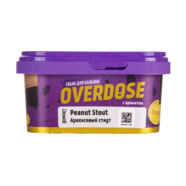 Табак Overdose Peanut Stout 200 грамм в Красноярске