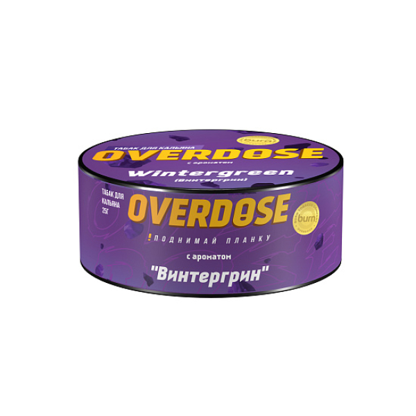Табак Overdose Wintergreen 25 грамм в Красноярске