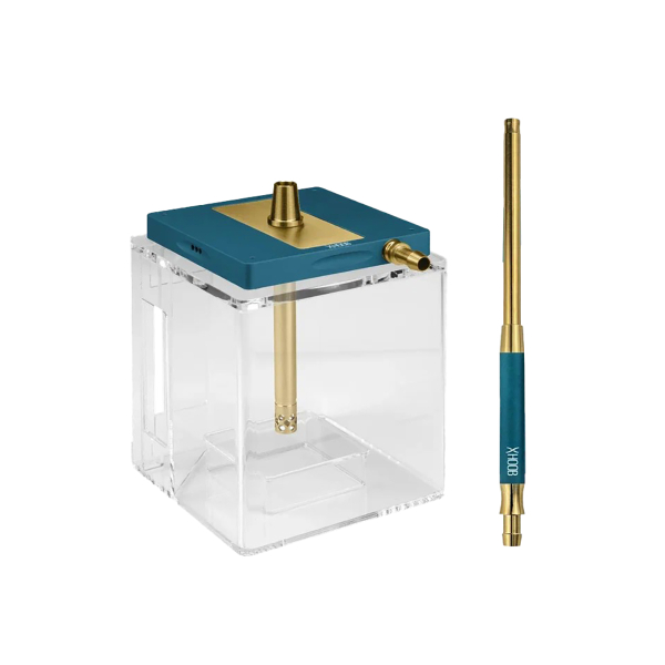 Кальян Hoob Atom Marine Blue X Gold | Hoob Cube в Красноярске