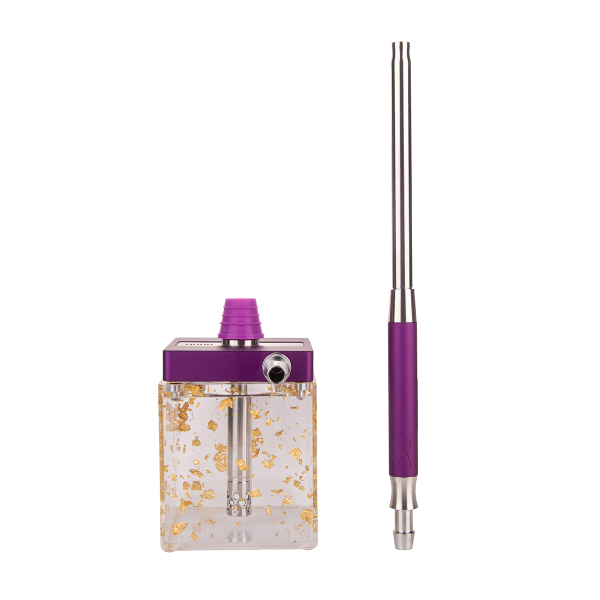 Кальян Hoob Subatom Royal Purple X Ss | Cube Mini Gold в Красноярске