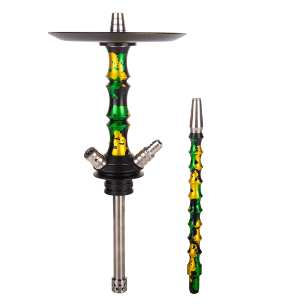 Кальян Mamay Customs Asian Micro Special Anod Зелёно Золотой Камуфляж в Красноярске