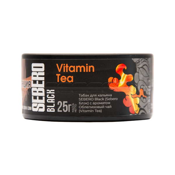 Табак Sebero Black Black Vitamin Tea 25 грамм в Красноярске