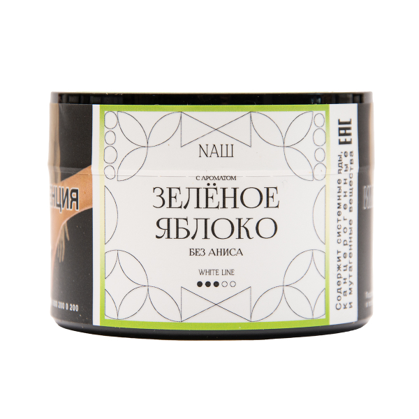 Табак NАШ White Зелёное Яблоко 40 грамм в Красноярске