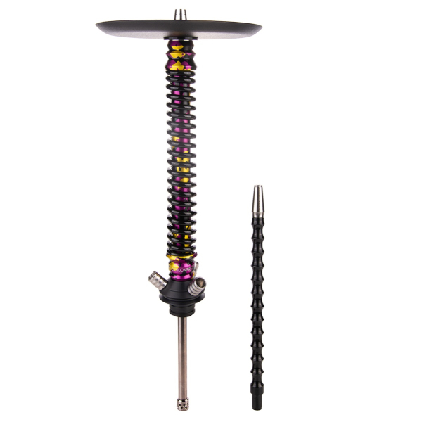 Кальян Mamay Customs Coilover Большой   Пурпурный/золотой Камуфляж Чёрный в Красноярске