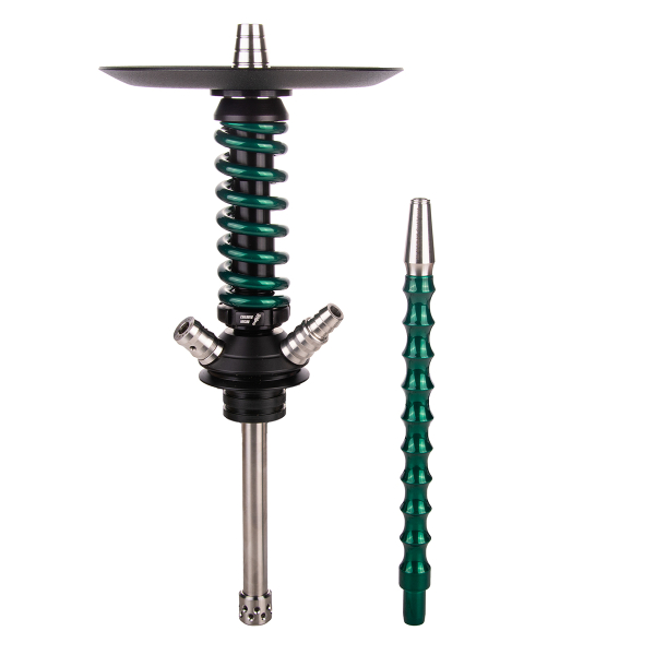 Кальян Mamay Customs Coilover Micro  Чёрный Зелёный Лак в Красноярске