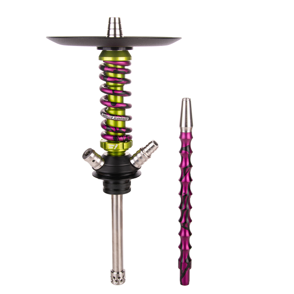 Кальян Mamay Customs Coilover Micro   Салатовый Сплеш Пурпурный в Красноярске