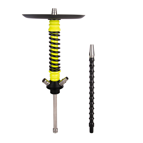 Кальян Mamay Customs Coilover Mini  Жёлтый Флюр Чёрный в Красноярске