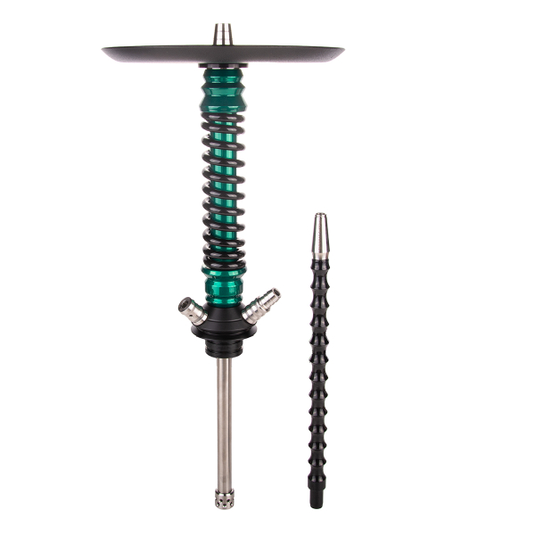 Кальян Mamay Customs Coilover Mini  Зелёный Лак Чёрный в Красноярске