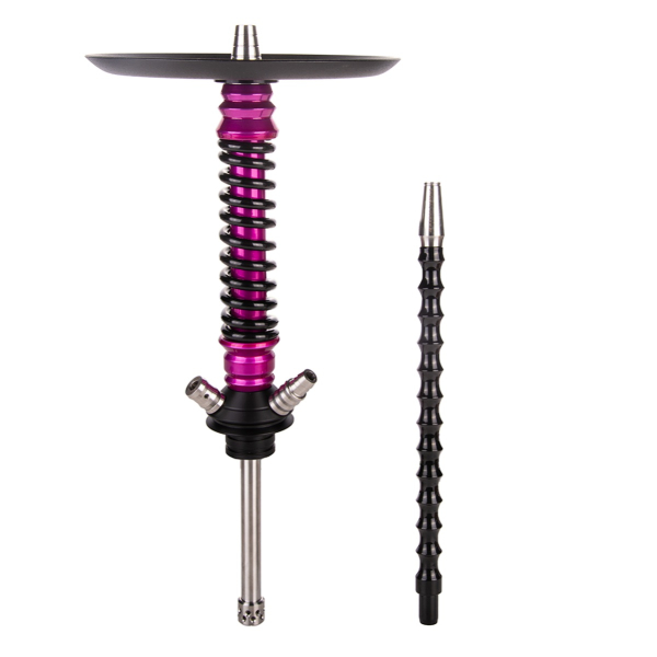 Кальян Mamay Customs Coilover Mini  Розовый Лак Чёрный в Красноярске