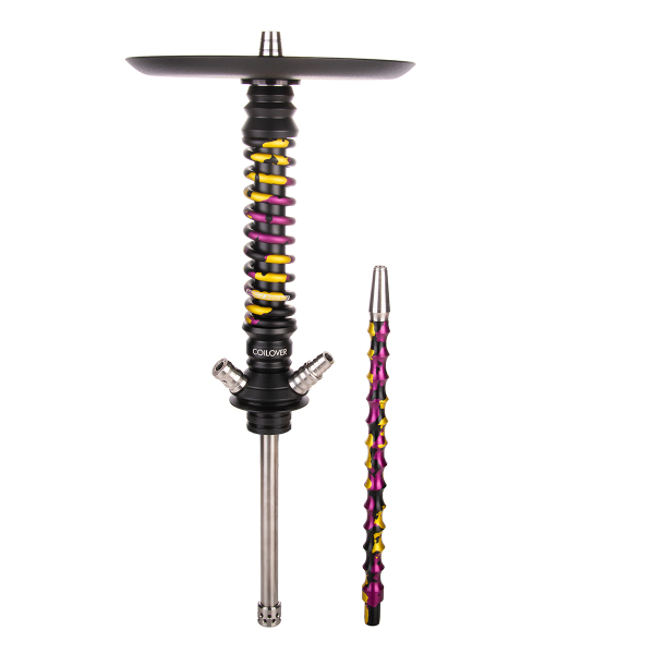 Кальян Mamay Customs Coilover Mini   Чёрный Пурпурный/золотой Камуфляж в Красноярске