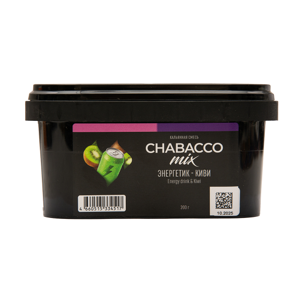 Бестабачная смесь Chabacco Mix Medium Energy Drink & Kiwi 200 грамм в Красноярске