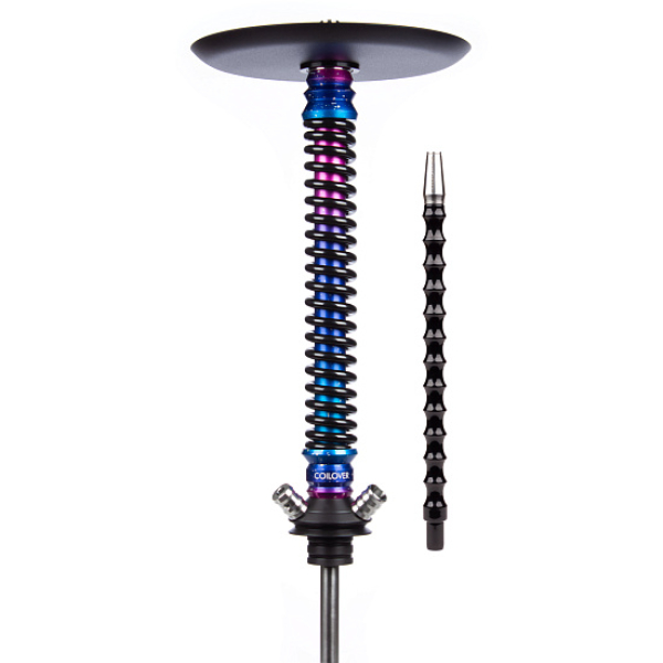 Кальян Mamay Customs Coilover Big Anod Blue Space Черный Глянец в Красноярске