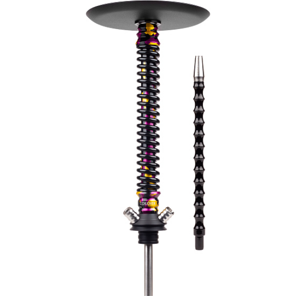 Кальян Mamay Customs Coilover Big Anod Special Purple Gold Camo Черный Глянец в Красноярске