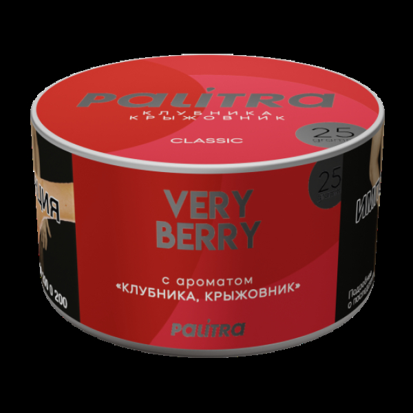 Табак Palitra Very Berry Клубника Крыжовник 25 грамм в Красноярске