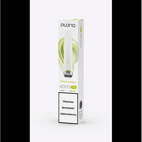 Электронка Plonq Plus Pro 4000 Мелиcса Цедра 4000 затяжек в Красноярске