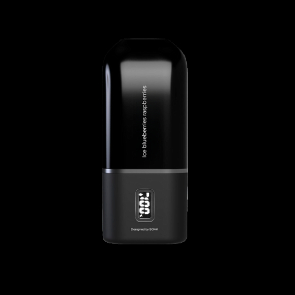 Электронка Soak 13 Ice Blueberries Raspberries Ледяная Черника Малина 13000 затяжек в Красноярске