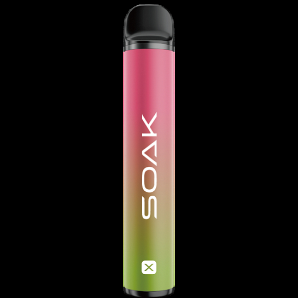Электронка Soak X Raspberry Soda Малиновая Газировка 2200 затяжек в Красноярске
