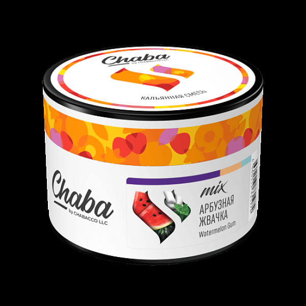 Бестабачная смесь Безникотиновая Chaba Mix Watermelon Gum Арбузная Жвачка 40 грамм в Красноярске